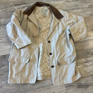 L.L. Bean Womens Barn Coat Animal Lined